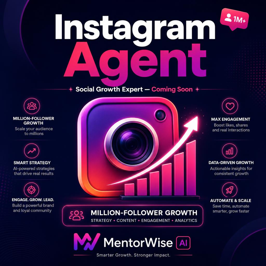 Instagram & Social Media Agent — Million-follower growth expert