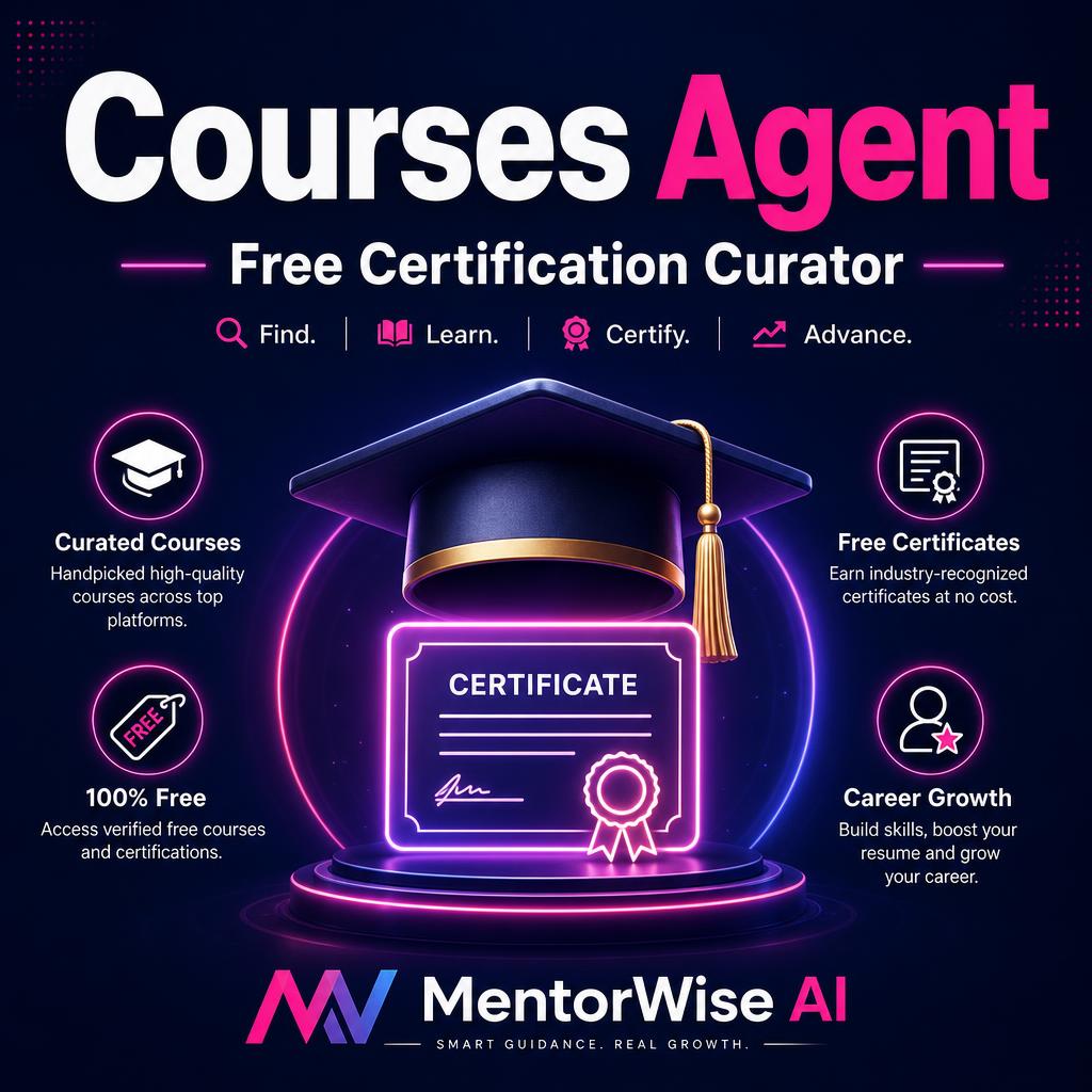 Courses & Training Agent — Free-forever certification curator