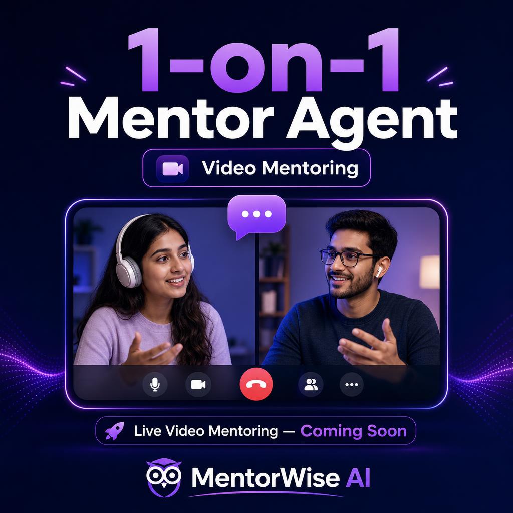 1-on-1 Mentor Agent — Video-to-text live mentoring