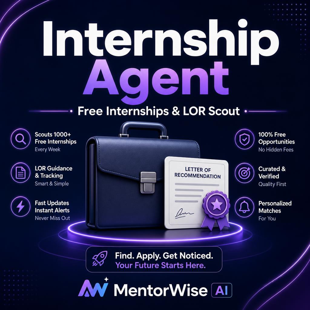 Internship & Training Agent — Free internships & LOR scout